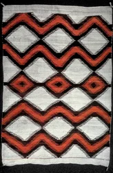 Coperta navajo, indiano nordamericano, XIX secolo