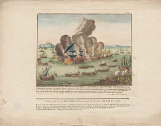 Battaglia navale tra la flotta russa e quella ottomana nel Mar Nero il 28 e 29 giugno 1788, 1788.