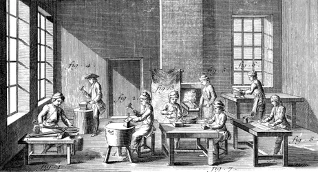 Officina di fabbricazione di aghi, 1751-1780