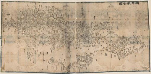 Mappa della Mongolia interna ed esterna