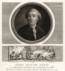 Neker o Jacques Necker, ministro di stato e direttore generale delle finanze