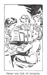 Mai mancanza di compagnia, 1940