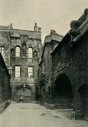 Porta e vicolo del New College, 1902