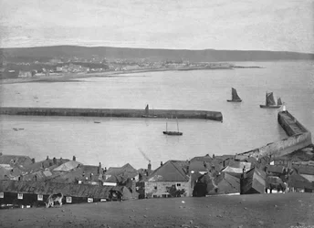 Newlyn, vicino a Penzance, c1896