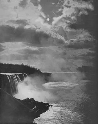 Niagara al chiaro di luna, XIX secolo