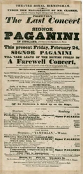 Niccolò Paganini - manifesto