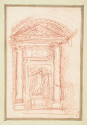 Nicchia con statua