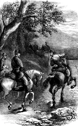 Marcia notturna su Harpers Ferry, Virginia, c1861 c1880