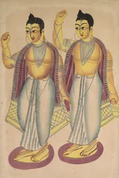Nitai e Gaur, 1800s