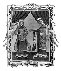 Costume normanno, inizio XII secolo, 1910