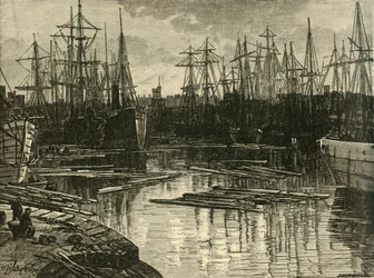 North Dock, Swansea, 1898