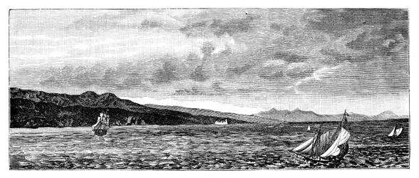Al largo della costa dell