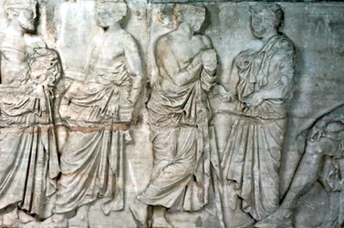 Funzionari, fregio dal Partenone, 438-432 a.C.