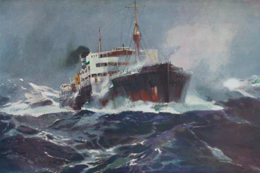 Olio su acque agitate, 1936