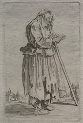 Vecchia mendicante, 1600