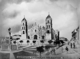 Vecchia cattedrale di Santiago de Cuba, 1523, anni 1920