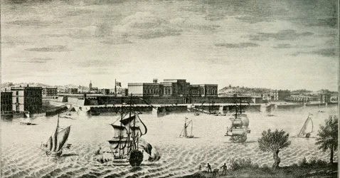 Vecchio Fort William, dal fiume, 1754, 1925