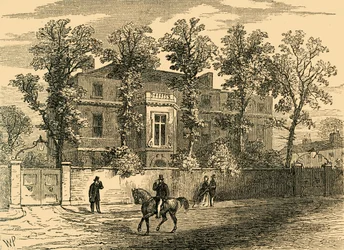 Vecchia Gore House, nel 1830, c1876