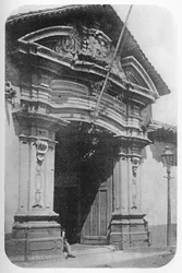 Vecchio Santiago - Una delle poche case rimaste, costruite durante l