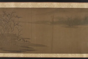Vecchi alberi e corvi freddi, nello stile di Zhao Danian, dinastia Yuan o Ming, XIV secolo