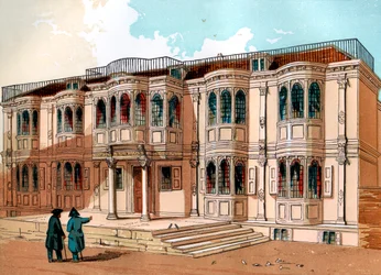 Vecchio palazzo a Greenwich, c1850