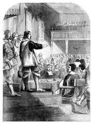Oliver Cromwell rifiuta di accettare la corona