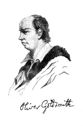 Oliver Goldsmith, scrittore, poeta e medico irlandese, 1912