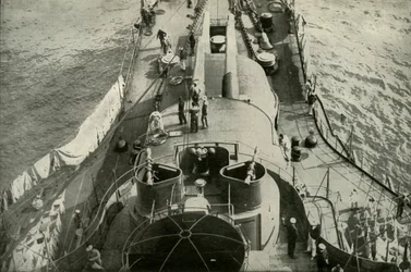 A bordo di una corazzata francese, 1919