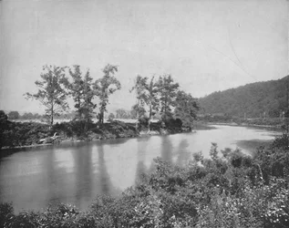 Sul Conemaugh, vicino a New Florence, c1897