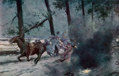Sulla strada per Souain, Sommepy, Francia, Prima Guerra Mondiale, 1915, 1929