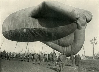 Uno dei nostri palloni di osservazione, 1919