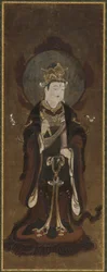 Uno dei dodici deva: Taishaku-ten Indra, fine XV-inizio XVI secolo