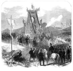 Inaugurazione del Ponte Sospeso di Clifton, Bristol, 1864