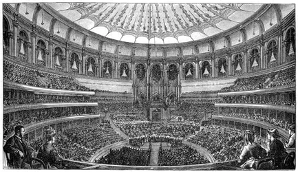 Inaugurazione della Royal Albert Hall, Londra, 29 marzo 1871, 1900