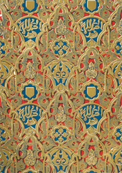 Ornamento sui muri, Sala degli Abencerrages, 1907