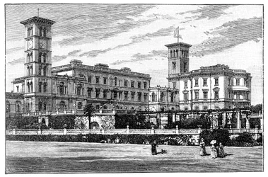 Osborne House, Isola di Wight, 1900