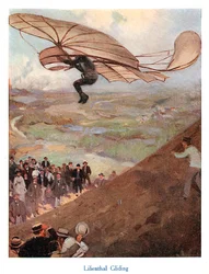 Otto Lilienthal, aeronauta tedesco, inizio XX secolo