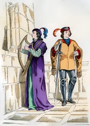 Paggio e trovatore del XIII secolo, 1882-1884
