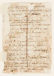 Pagina di un taccuino; Imeneo
