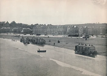 Paignton - Le sabbie, dal molo, 1895