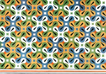 Soffitto dipinto nella tomba di Amenemhet a Tebe, Egitto, 1928