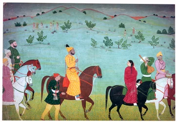 Dipinto di Mian Mukund Dev di Jasrota, XVIII secolo