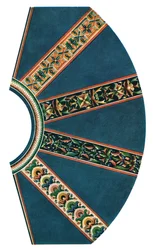 Dipinto sulla cupola, Chiesa di Chora, Costantinopoli [Istanbul, Turchia], 1928