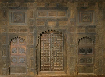 Facciata del palazzo (Palazzo di Sayyed Akbar Shah, Re di Swat 1835-57)