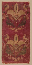Palmette e uccelli da una tunica o tenda, 500-600