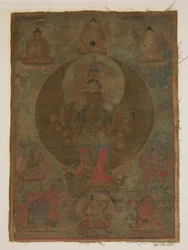 Pannello da un dipinto di Guanyin dalle Mille Braccia, data sconosciuta