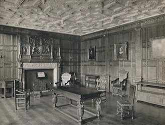 Sala pannellata del Vecchio Palazzo, Bromley-By-Bow, 1927