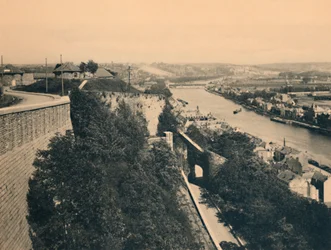 Panorama della Mosa visto dalla strada Merveilleuse