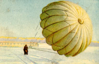 Atterraggio con paracadute, 1932