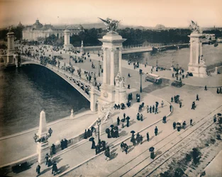 Parigi. - Il Ponte Alessandro III. - LL, c1910